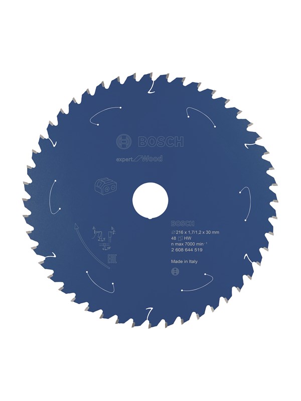 Bosch Expert for Wood cirkelsågklinga för sladdlösa sågar 216×1,7/1,2×30 T48