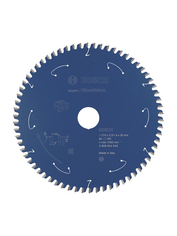 Bosch Expert for Aluminium cirkelsågklinga för sladdlösa sågar 210×2,4/1,4×30 T66