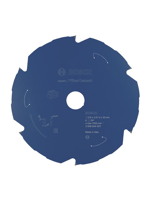 Bosch Expert for Fibre Cement cirkelsågklinga för sladdlösa sågar 216×2/1,4×30 T6