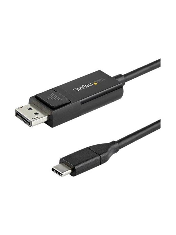 StarTech.com 6.6 ft. (2 m) USB-C to DisplayPort 1.2 Cable - Bi-Directional - USB / DisplayPort cable - 2 m
