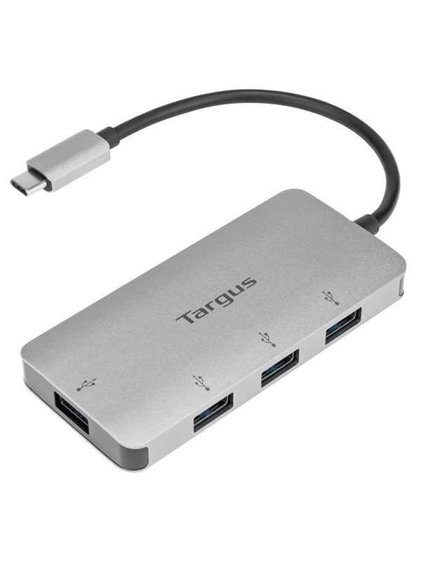 Targus USB-C to 4-Port USB-A Hub USB Hub - USB 3.2 - 4 porte - Silver