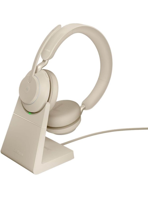 Jabra Evolve2 65 Link380c Ms Stereo Stand Beige