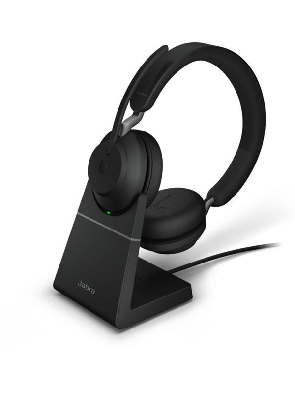 Jabra Evolve2 65 Link380a Ms Stereo Stand Black