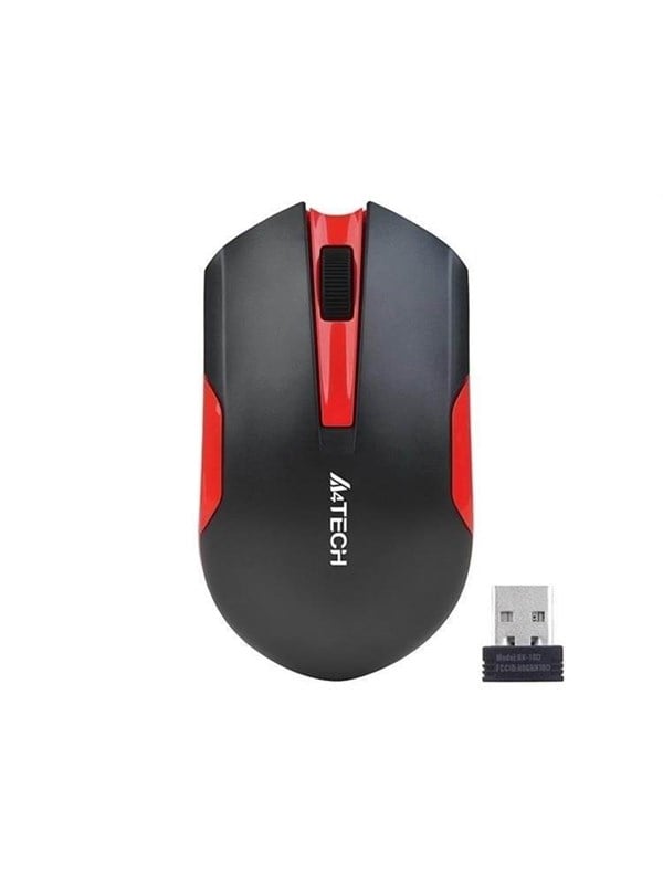 A4Tech G3-200N1 Black/Red - Mouse - Optic
