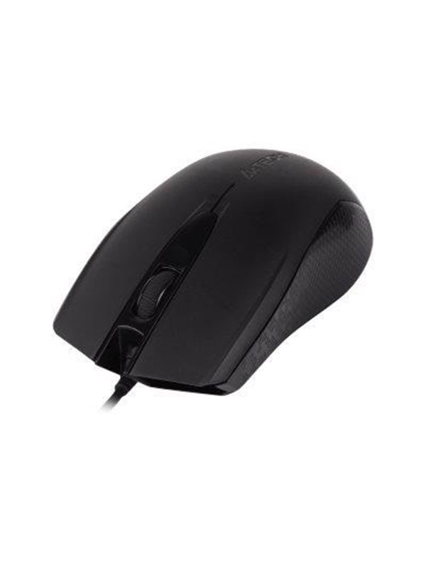 A4Tech OP-760 - Mouse - Optic - 3 knappar - Svart