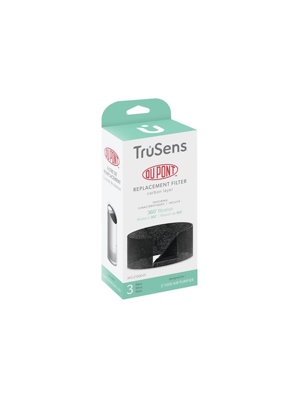 Leitz DuPont™ Kolfilter ersättare till TruSens Z-1000 Luftrenare, 3 Pack