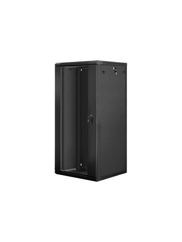 Lanberg WF01-6627-10B - 27U - Wall Mount Rack Cabinet