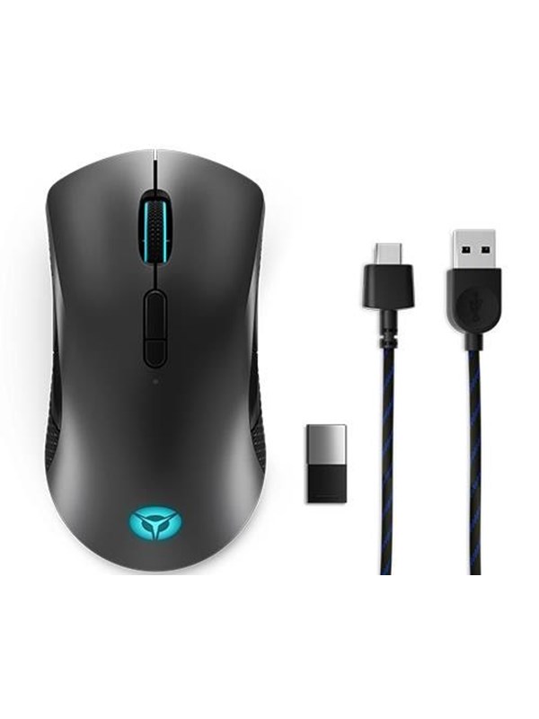 Lenovo Legion M600 Wireless Gaming Mouse - Mouse - Optic - 8 knappar - Grå