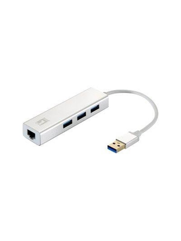 LevelOne USB-0503 - hub - 3 ports USB Hub - 3 porte - Vit