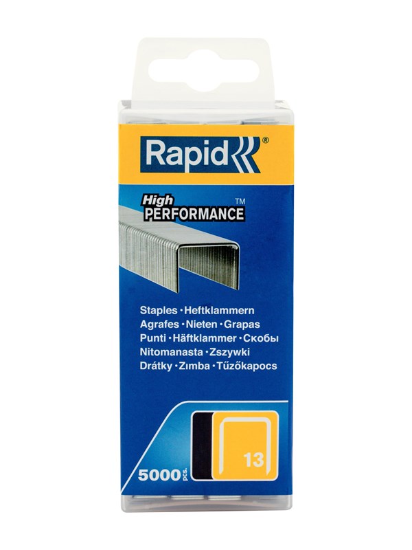 Rapid Klamrar, typ 13 - 8 mm - 5 M (PP-box)
