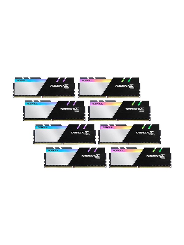 G.skill Trident Z Neo Ddr4 2666 256gb Cl18 Octa Channel 8 Pcs Amd Optimized Svart Med Rgb