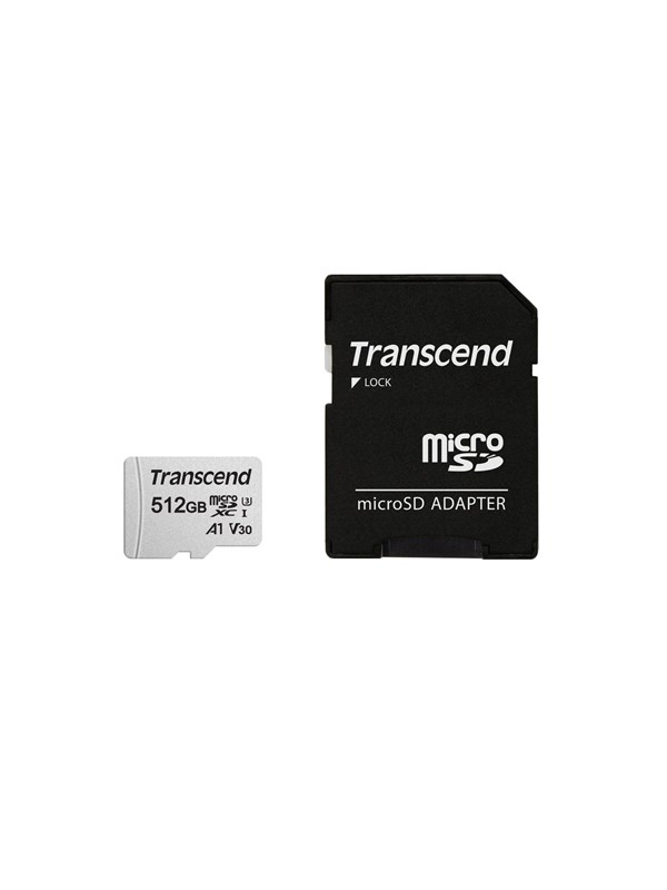 Transcend 300s Microsd/sd 100mb/s 512gb