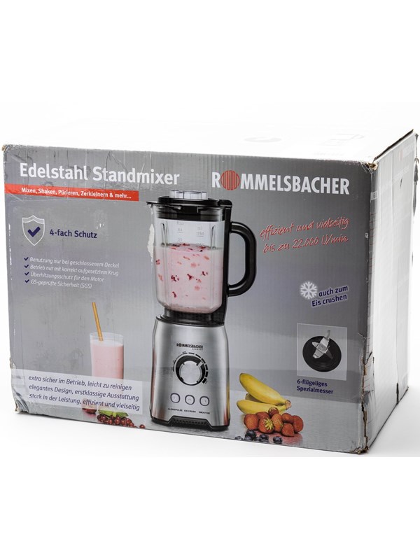 ROMMELSBACHER Mixer MX 1250 - blender - stainless steel - 1200 W