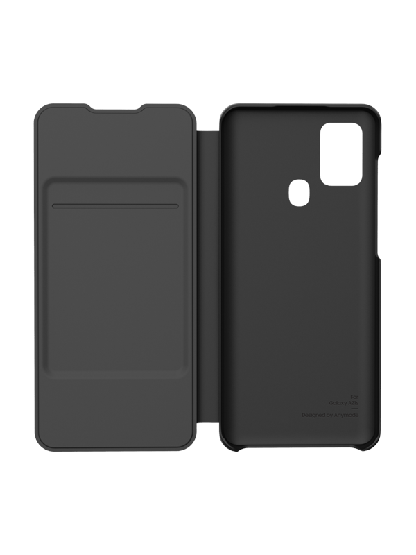 Samsung Galaxy A21s Wallet Flip Cover Black
