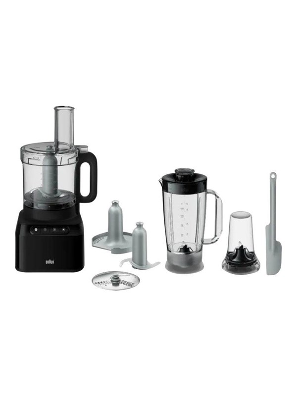 Braun Köksmaskin FP 3132 BK - food processor - 800 W