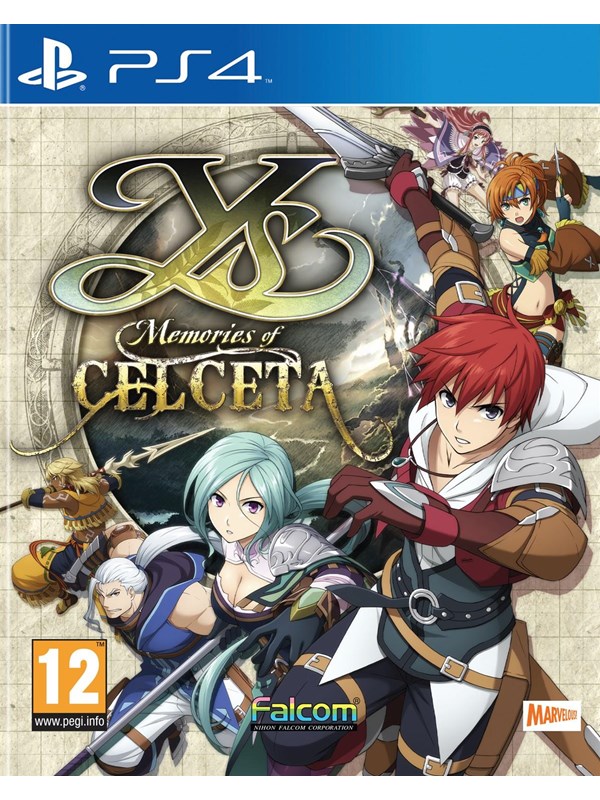 Ys: Memories Of Celceta Sony Playstation 4 Rpg