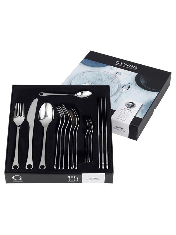 Produktfoto för Gense Pantry Cutlery Set Matte Stainless Steel 16 Pieces