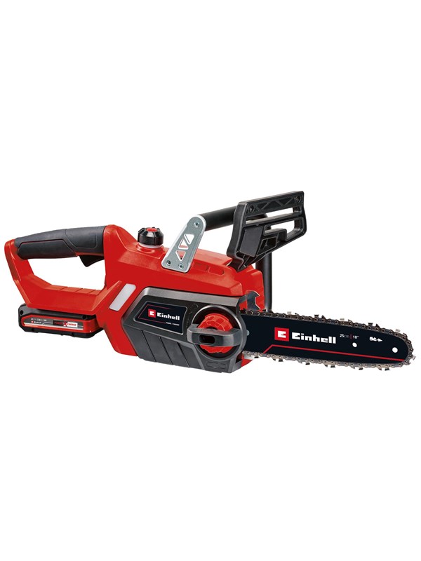 Einhell Batteridriven kedjesåg med 1 × 18 V 3,0 Ah-batteri och laddare - GE-LC 18 Li Kit