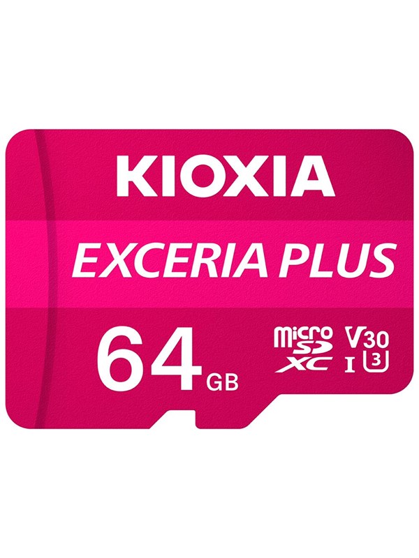 Kioxia Exceria Plus Microsd/sd 100mb/s 64gb
