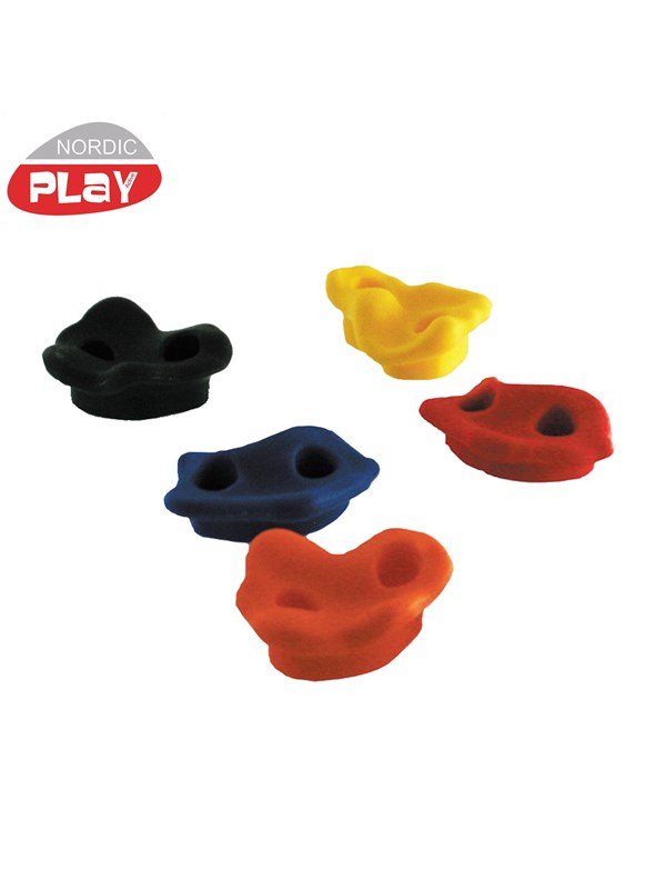 Nordic Play Klätterhandtag 5 st. inkl. skruvar, plast