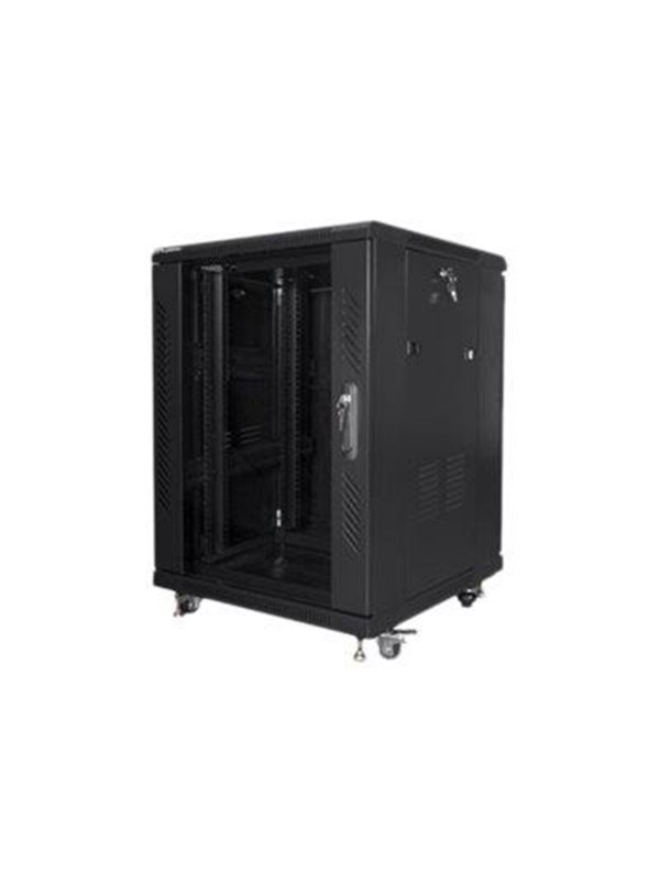 Lanberg FF01-6615-12B - 15U - Free Standing Rack Cabinet