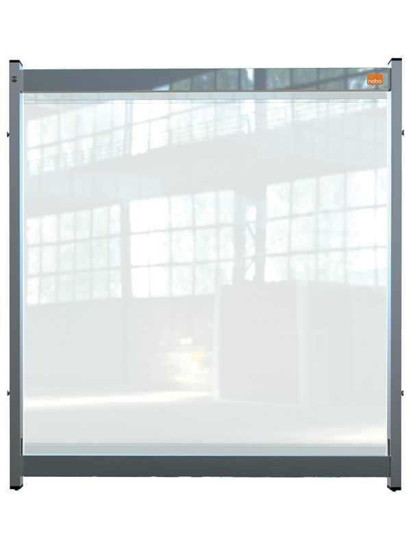 Nobo Premium Plus Klar Pvc Modulart Skarmsystem För Skrivbordet 750x850mm