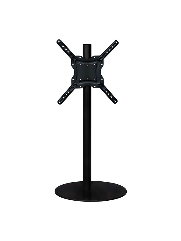 ConnecTech Sinox StandView TV-golvstativ med vridbar topp - 26"-65" - Mattsvart - Max 25 kg - recommended for 55"