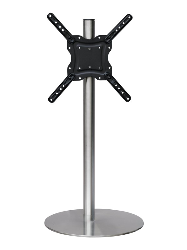 Sinox StandView TV-golvstativ med vridbar topp - 26"-65" - Aluminiumfinish - Max 25 kg - recommended for