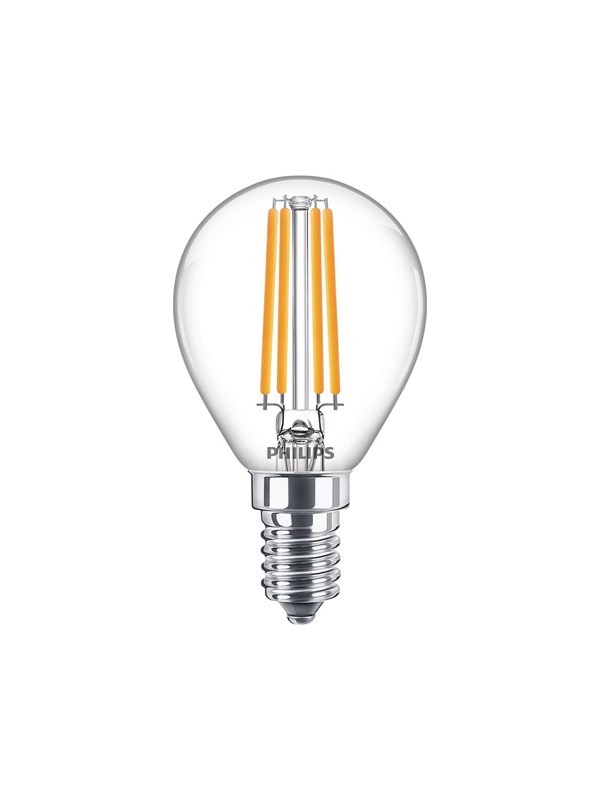 Philips LED-glödlampa Classic Candle 6.5W/827 (60W) Clear E14
