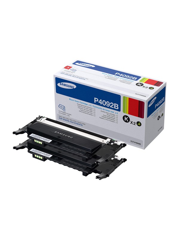 Hp Samsung Su391a / Clt P4092b 2 Pack Tonerkassett Svart
