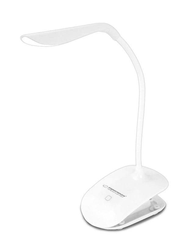 Esperanza Lampka led biurkowa Deneb biala