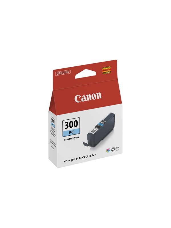 Produktfoto för Canon PFI-300 PC - Foto-cyan - original - bläcktank - för imagePROGRAF PRO-300