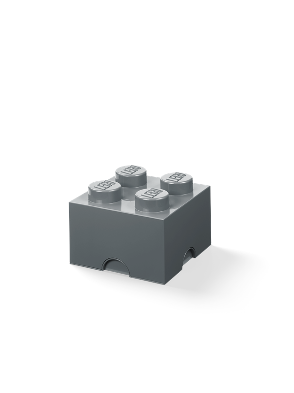 Lego Förvaring 4 Mörk Grå