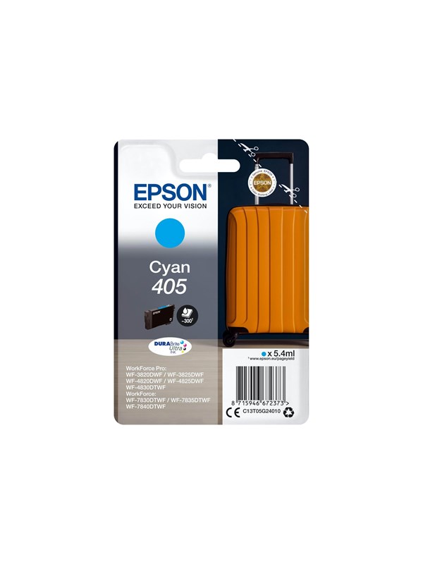 Produktfoto för Epson Bläckpatron T405 cyan