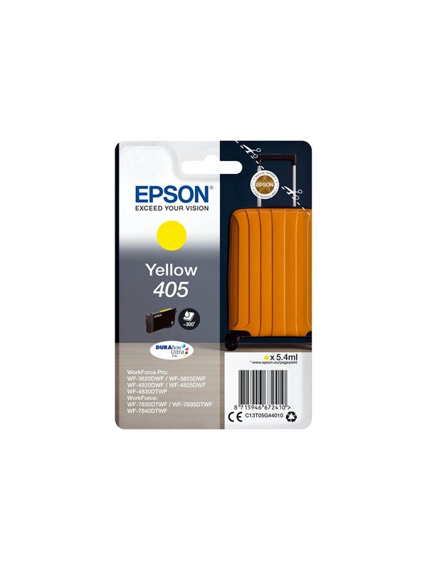 Produktfoto för Epson Bläckpatron T405 gul