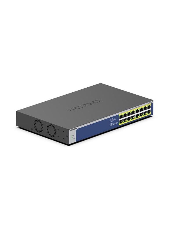 Netgear GS516PP-100EUS 16-Port Gigabit Ethernet High-Power PoE+ Unmanaged Switch (260W)