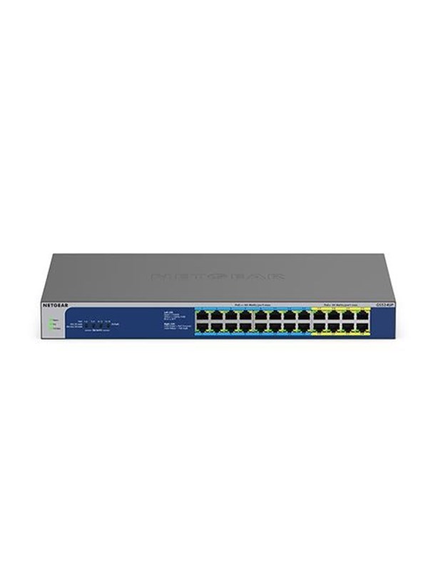 Netgear GS524UP 24-Port Gigabit Ethernet High-Power PoE+ Unmanaged Switch with 16-Ports PoE++ (480W)