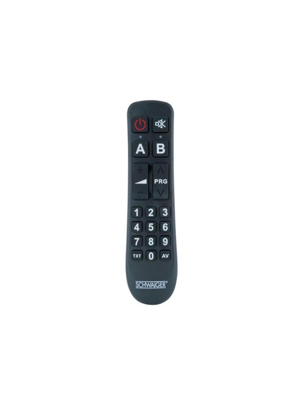 Schwaiger 2 in 1 universal remote control - black