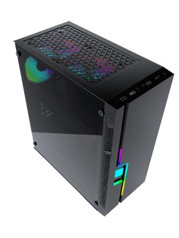 Gembird Computer Case Fornax 2000 Rgb Led Strip Chassi Tower Svart