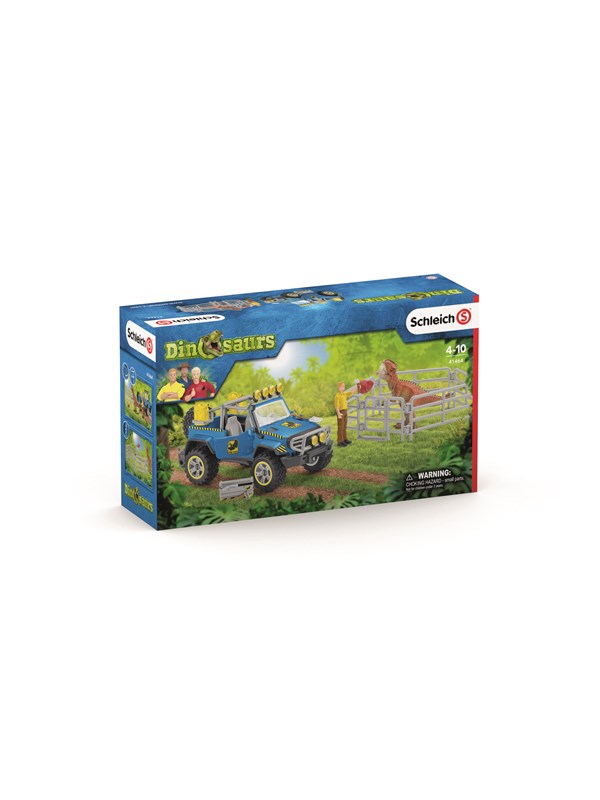 Schleich Off-road vehicle with dino outpost