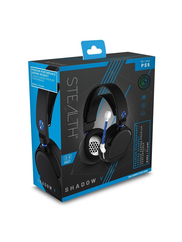 Sony Dadc Ps4/ps5 Stereo Gaming Headset Shadow V Black Wired Headset Sony Playstation 4