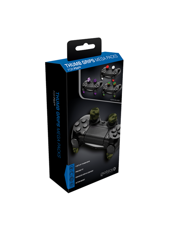 Gioteck Playstation 4 Thumb Grips Mega Pack Miscellaneous Tillbehör Till Spelkonsol Sony Playstation 4