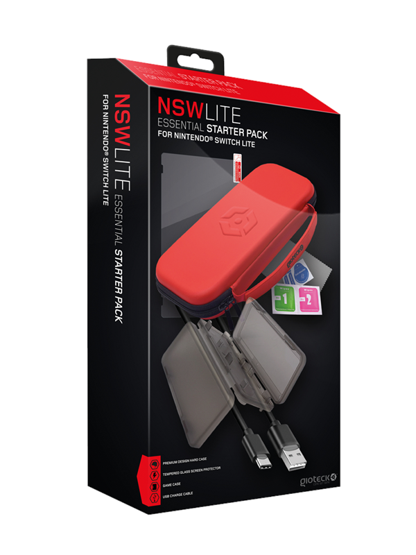 Gioteck Nintendo Switch Lite Essential Starter Pack - Miscellaneous Tillbehör till spelkonsol - Nintendo Switch Lite