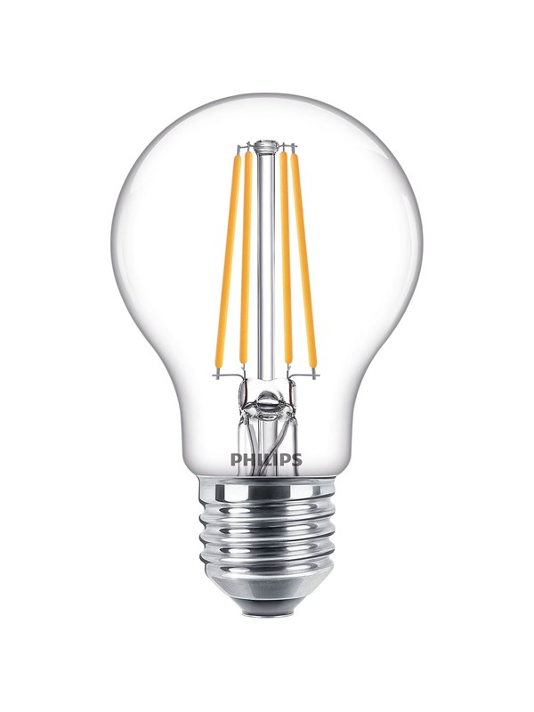 Philips LED-glödlampa Classic Standard 7W/827 (60W) Clear E27