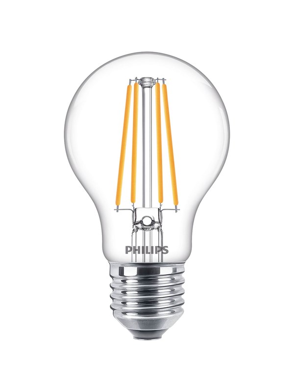 Philips LED-glödlampa Classic Standard 8.5W/827 (75W) Clear E27