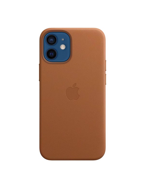 Apple iPhone 12 mini Leather Case with MagSafe - Saddle Brown