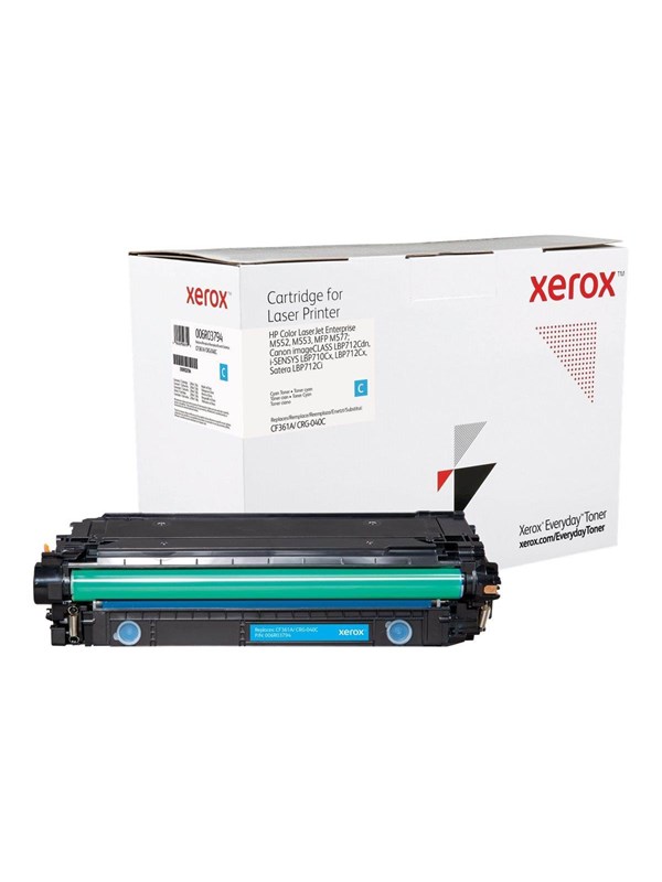 Xerox 006R03794 / Alternative to HP 508A / CF361A Canon CRG-040C Cyan Toner