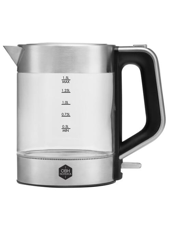 OBH Nordica Vattenkokare Venice Glass - Silver - 2200 W