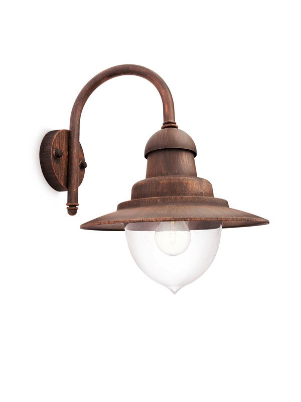 Produktfoto för Philips Raindrop wall lantern bronze 1x60W 230V| No bulb H