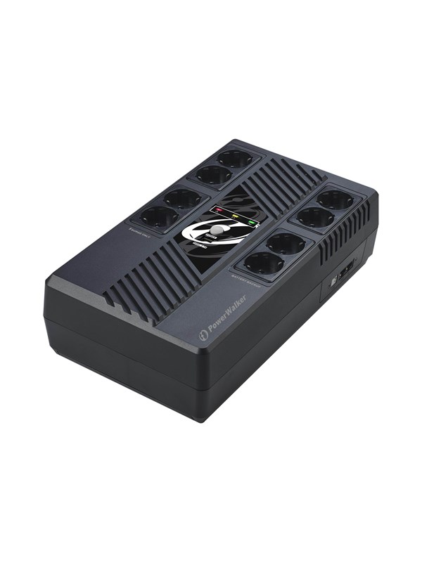 Produktfoto för BlueWalker PowerWalker VI 800 MS 800VA / 480W Outputs: 8x Type F (CEE 7/3) 4x Surge Only